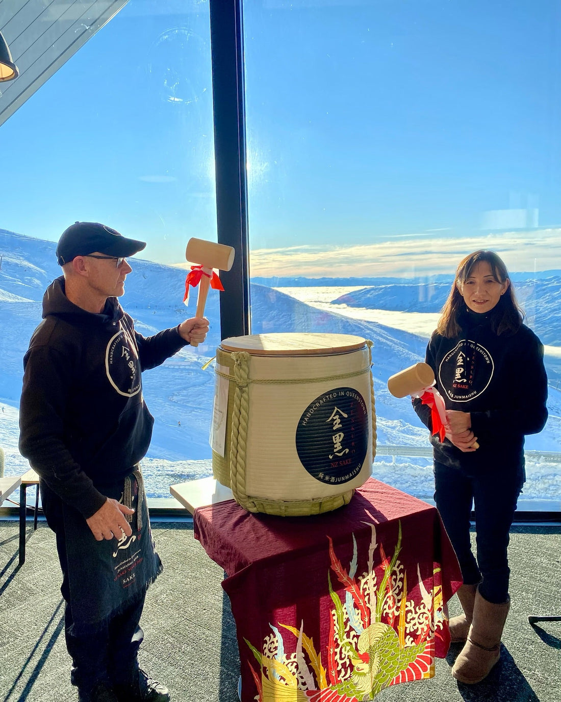 Cardrona Ski Resort for the grand opening with Zenkuro