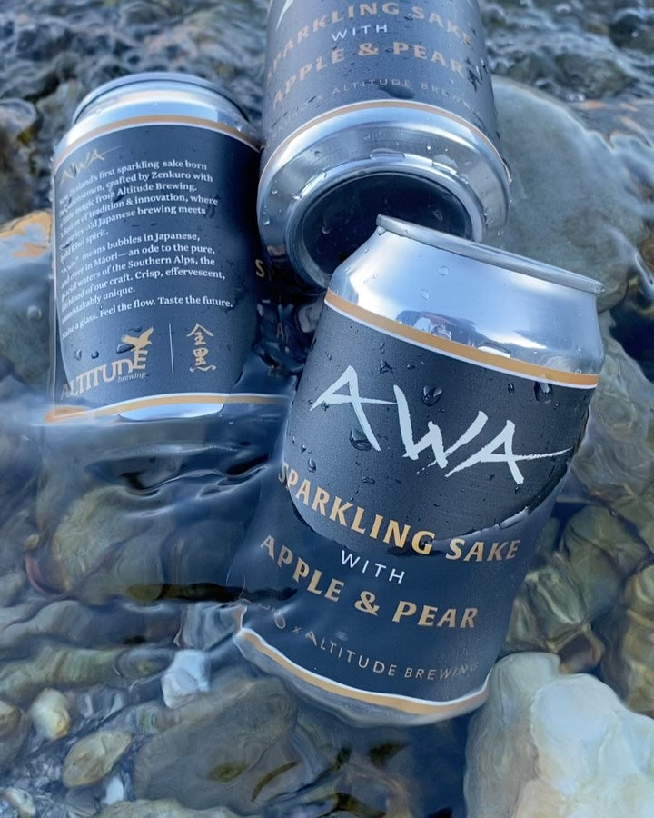 Meet AWA, the first ever Kiwi made Sparkling Sake.  “AWA” means bubbles in Japan