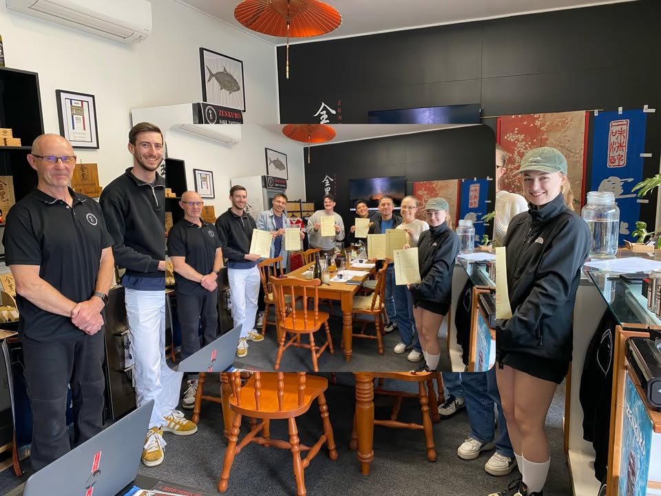 Yesterday’s Introductory Sake Professional course at Zenkuro’s brewery in Queens