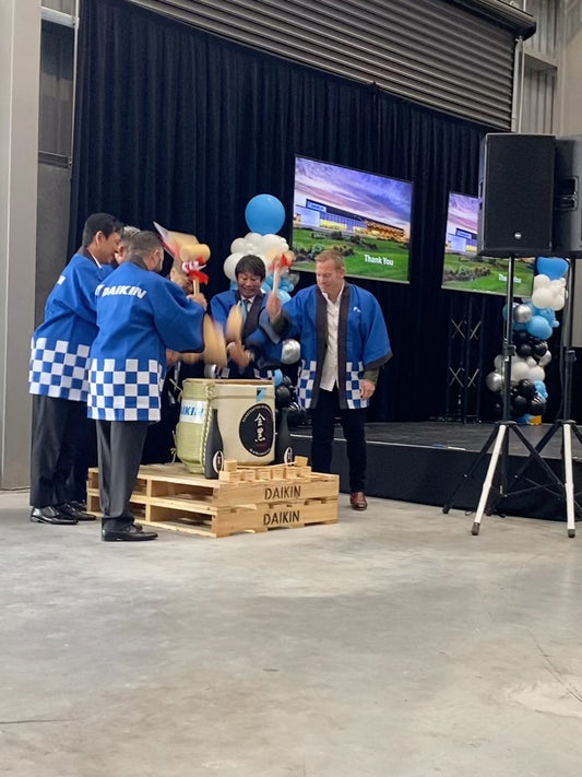 Today’s sake honor was partnering with Daikin NZ for their Daikin Park official 