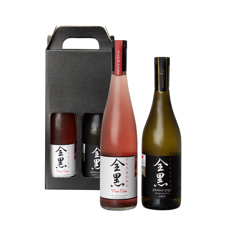 Christmas & New Year Gift Selection - Twin Gift Pack ~ Soft and Smooth Sake Pairings